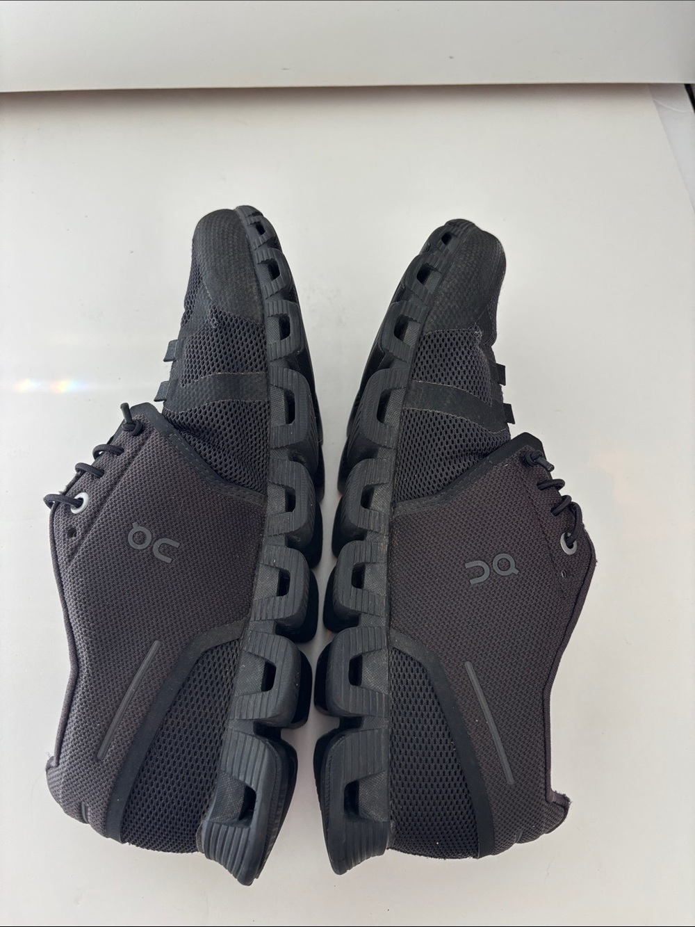 On Cloud 5 Black Running Walking Sneakers Shoes Women’s Size 8 - Picture 8 of 9